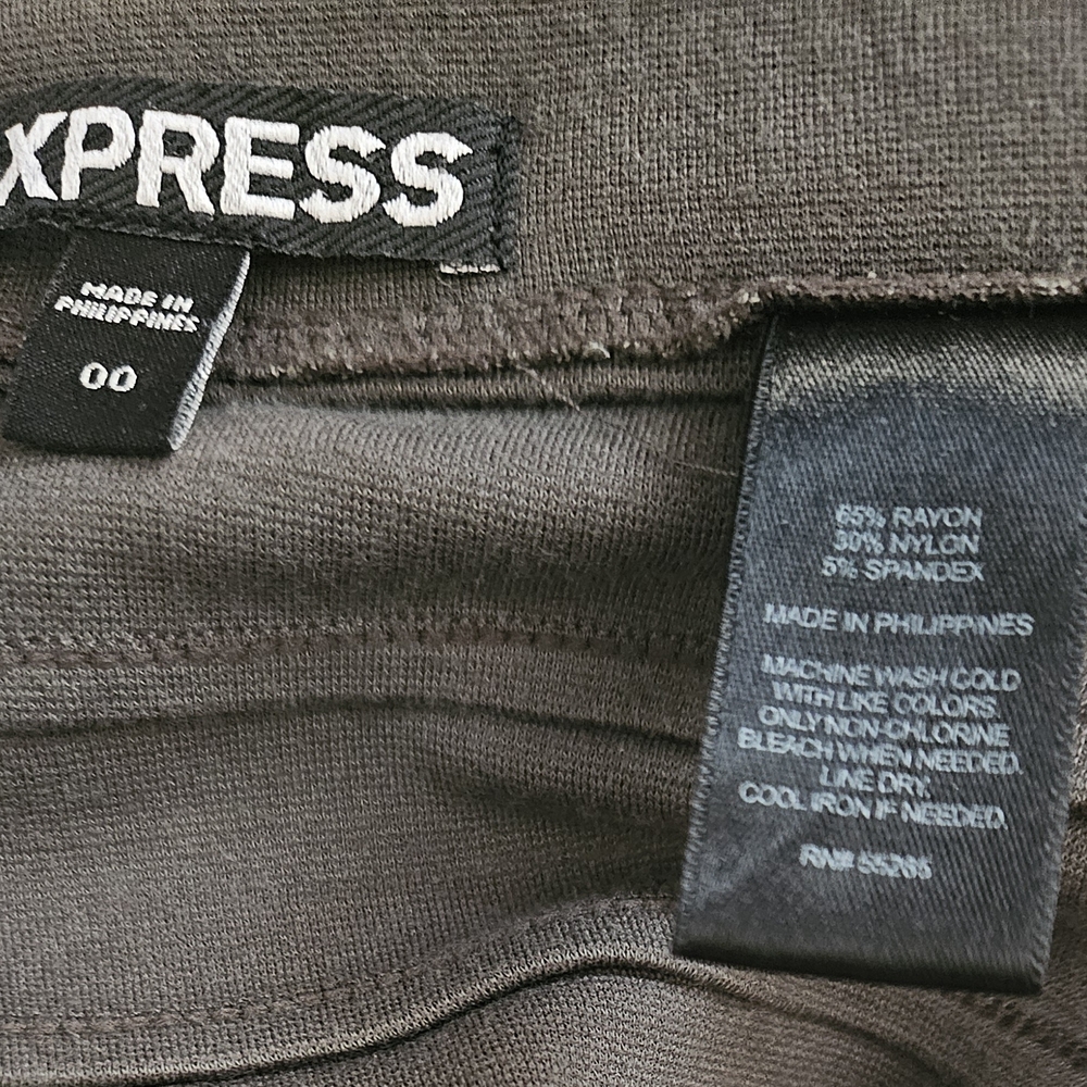 Express Charcoal Pencil Skirt - Picture 3 of 3